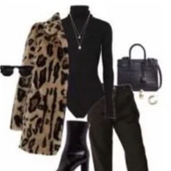 Faux Fur, Leopard print coat - Picture 7 of 10